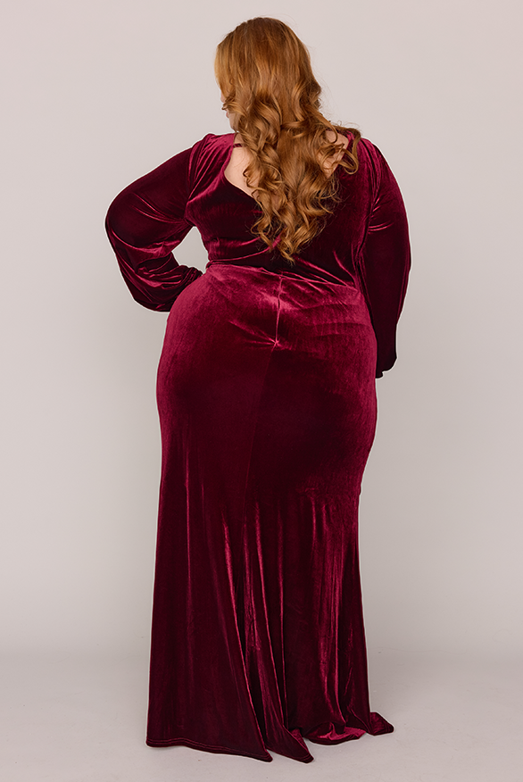 Vera Velvet Dress | Made To Order Terracotta Vera Velvet Dress | Made To Order Terracotta