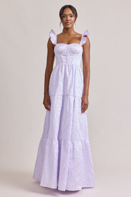 Tonal Jacquard Bridesmaid Dresses: Subtle Pattern
