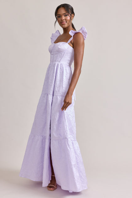 Tonal Jacquard Bridesmaid Dresses: Subtle Pattern