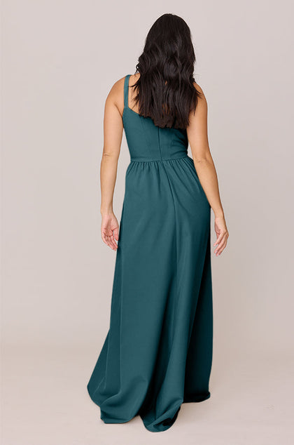 Whitney Crepe Dress | Made To Order | Classic Emerald