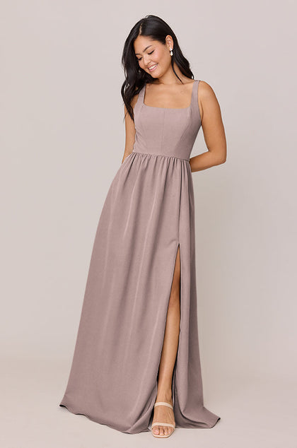 Whitney Crepe Dress | Made To Order | Latte