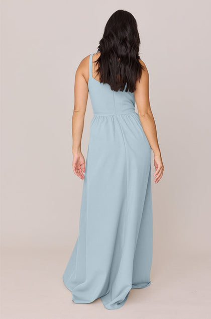 Whitney Crepe Dress | Made To Order | Light Blue