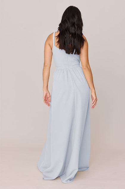 Whitney Crepe Dress | Made To Order | Sky Blue