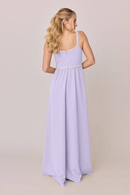 Whitney Luxe Crepe Dress | Made To Order | Light Lavender