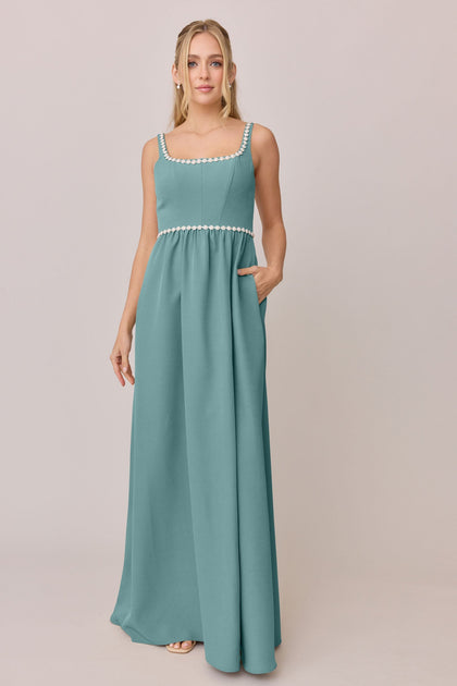 Whitney Luxe Crepe Dress | Made To Order | Rosemary