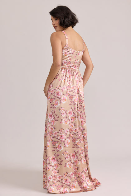 Model: Clarissa; Size: 6; Color: Honey Beige Blossom