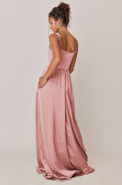 Whitney Satin Dress | Made To Order | Blushing Bride