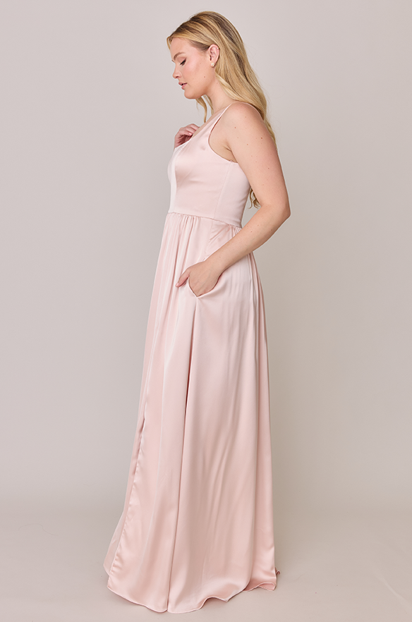 Whitney Satin Dress