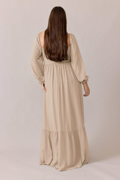 Willa Chiffon Dress | Made To Order | Champagne