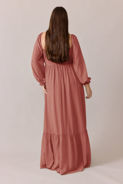 Willa Chiffon Dress | Made To Order | Desert Rose