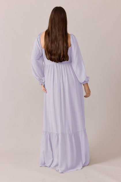 Willa Chiffon Dress | Made To Order | Light Lavender