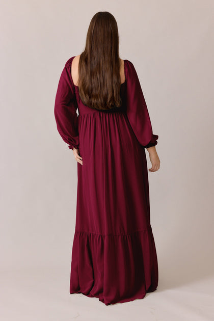 Willa Chiffon Dress | Made To Order | Marsala