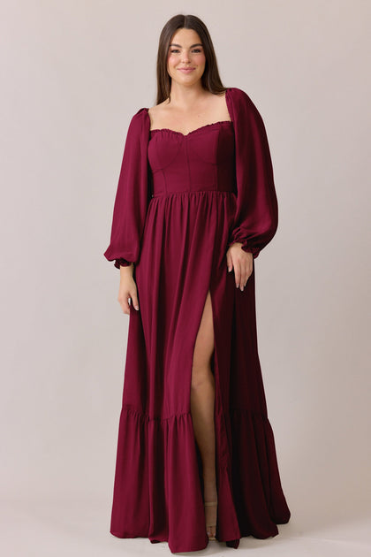 Willa Chiffon Dress | Made To Order | Marsala