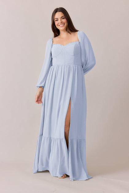 Willa Chiffon Dress | Made To Order | Periwinkle