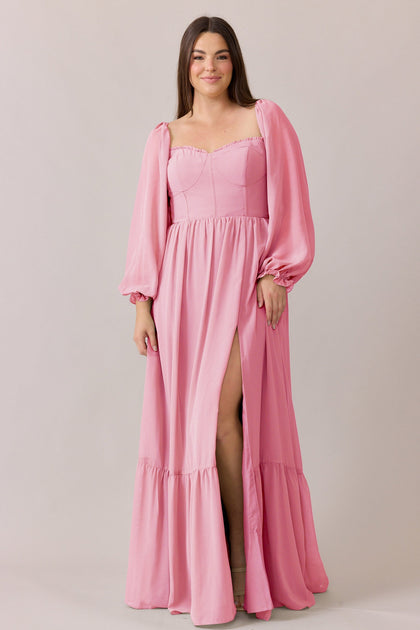 Willa Chiffon Dress | Made To Order | Rosette