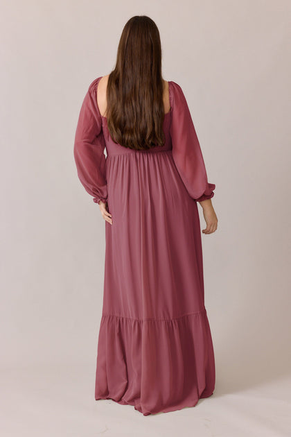Willa Chiffon Dress | Made To Order | Rosewood