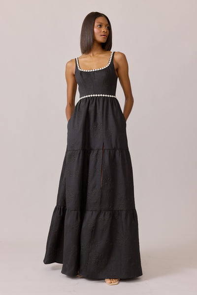 Winslet Luxe Jacquard Dress