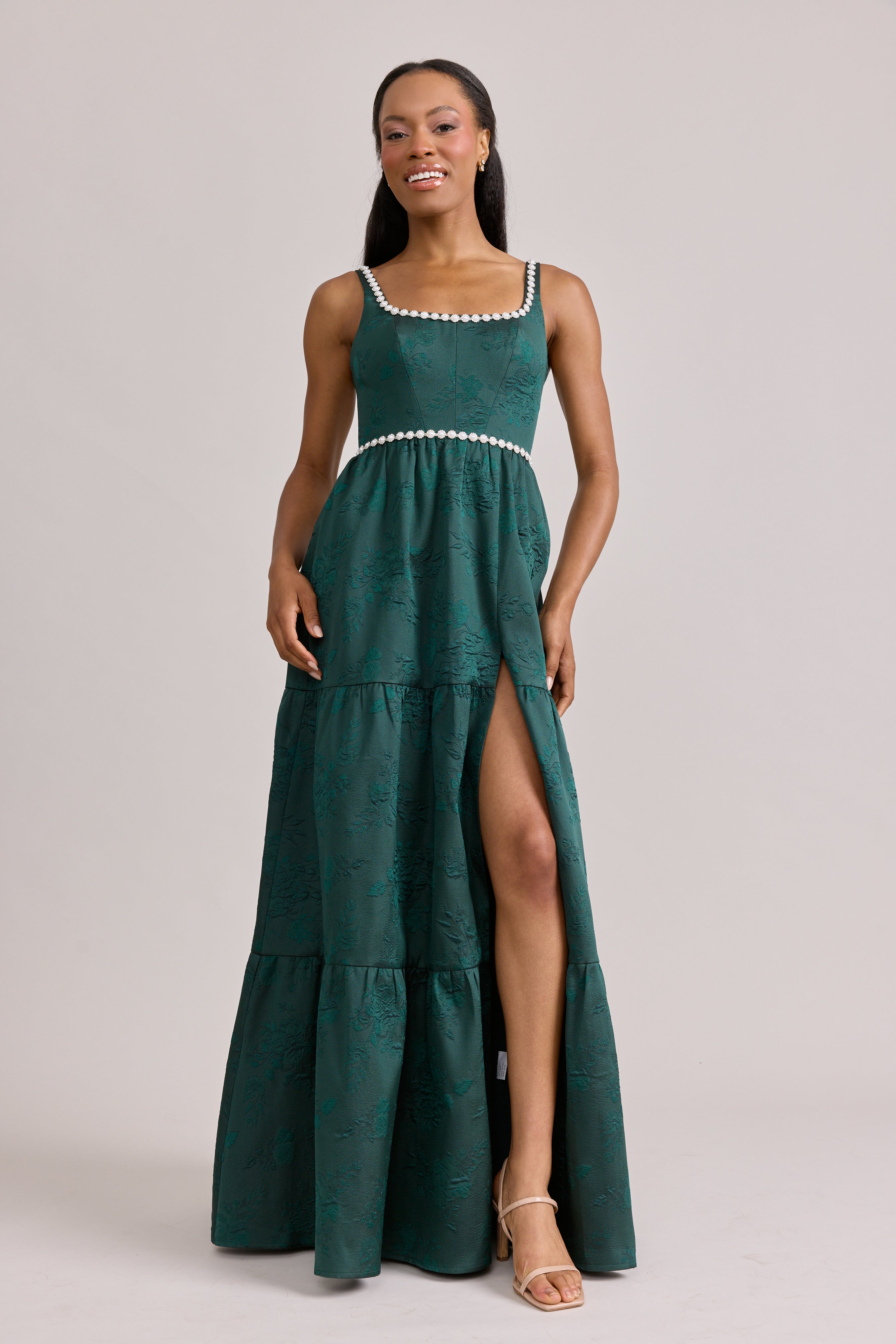 winslet maxi dress Winslet Luxe Jacquard Dress