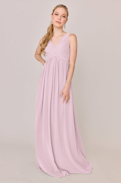 Zoe Chiffon Dress | Made To Order | Baby Pink
