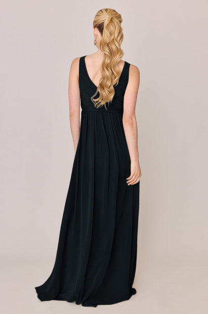 Zoe Chiffon Dress | Made To Order | Black
