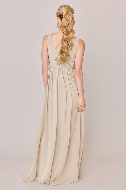 Zoe Chiffon Dress | Made To Order | Champagne