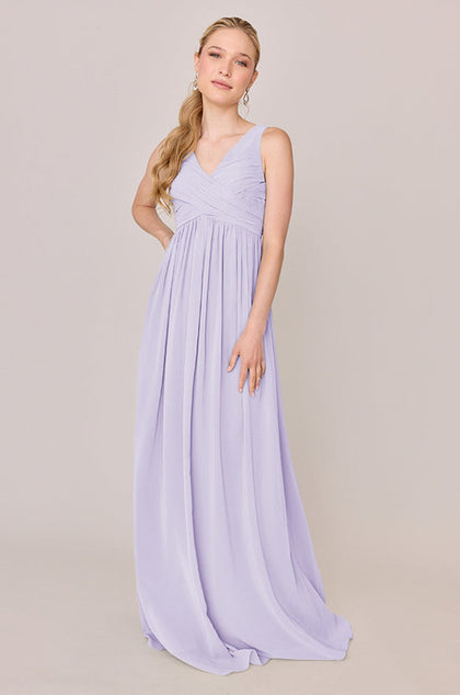Zoe Chiffon Dress | Made To Order | Light Lavender