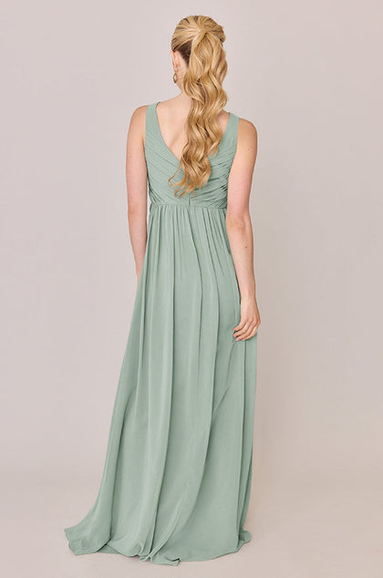 Zoe Chiffon Dress | Made To Order | Sage