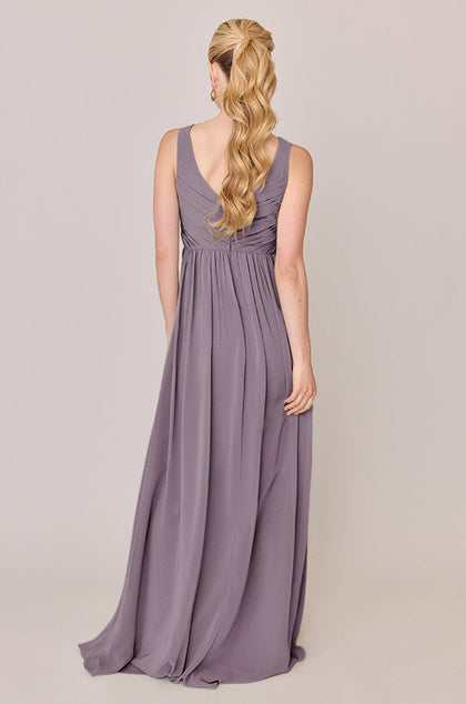 Zoe Chiffon Dress | Made To Order | Wisteria