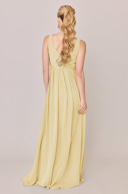Zoe Chiffon Dress | Made To Order | Yellow
