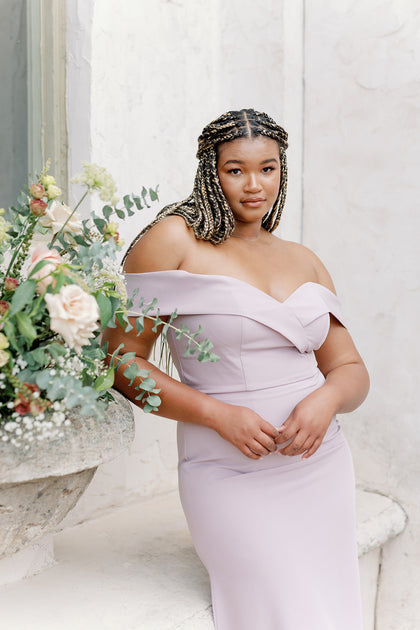 Model: Ashtyn; Size: 22; Color: Lilac