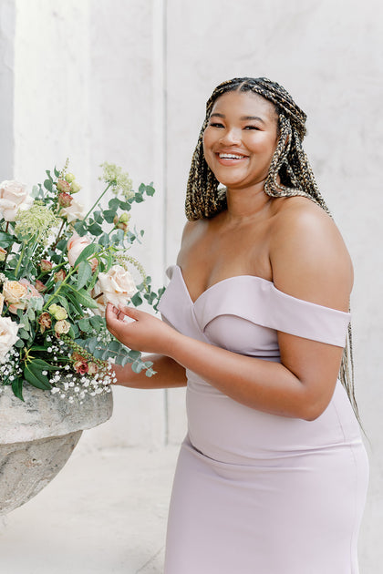 Model: Ashtyn; Size: 22; Color: Lilac