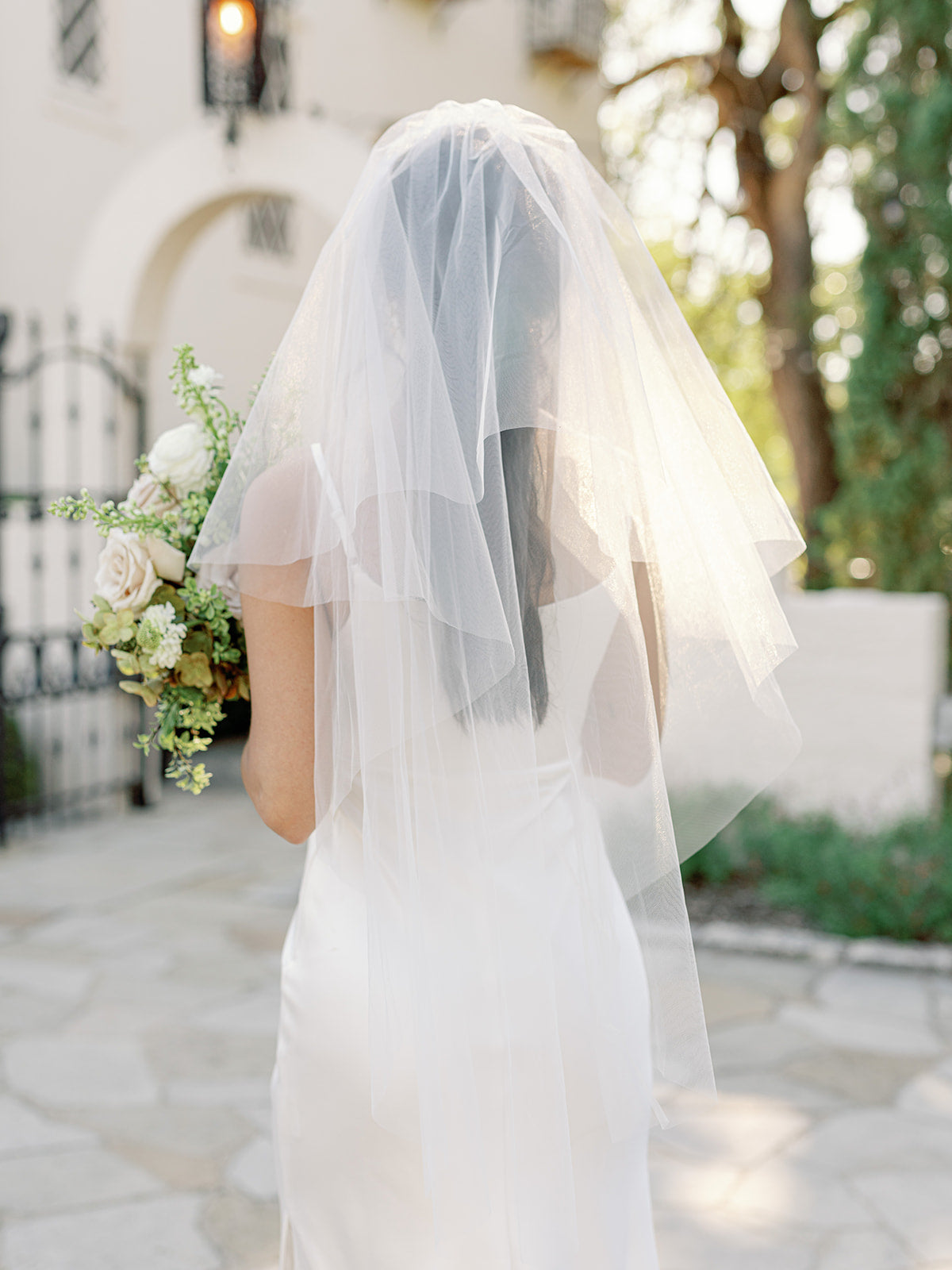 Classic Tulle Fingertip Veil | Ready To Ship