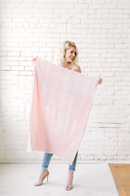 Blush Velvet Fabric By Yard
