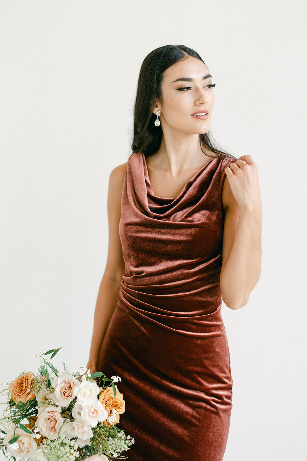 revelry velvet bridesmaid dresses Faith Velvet Dress
