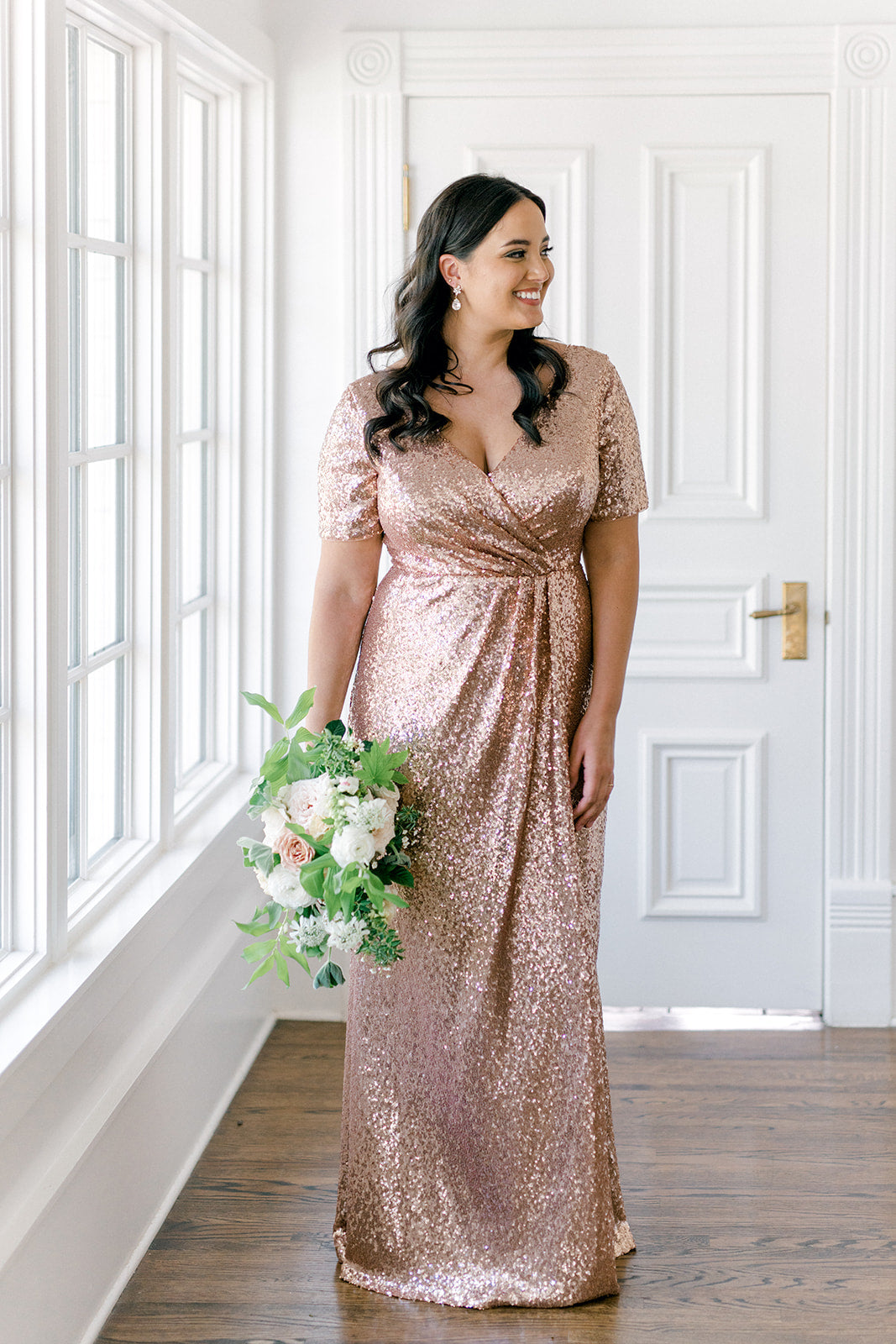 Giselle Sequin Dress | Made To Order Matte Champagne Giselle Sequin Dress | Made To Order Matte Champagne