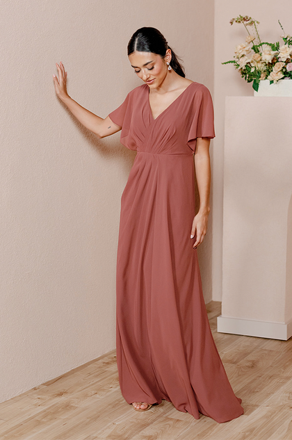 Model: Saije; Size: 4; Color: Cinnamon Rose
