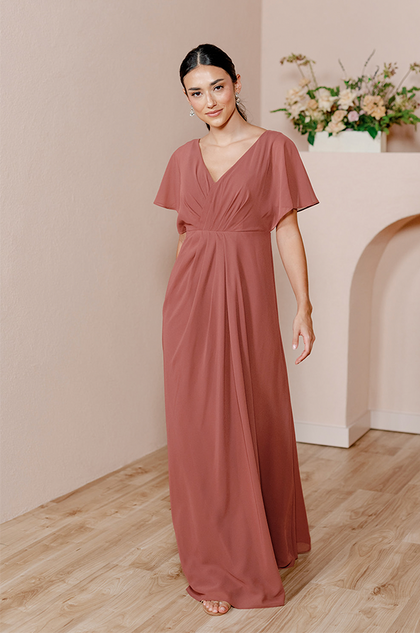 Model: Saije; Size: 4; Color: Cinnamon Rose