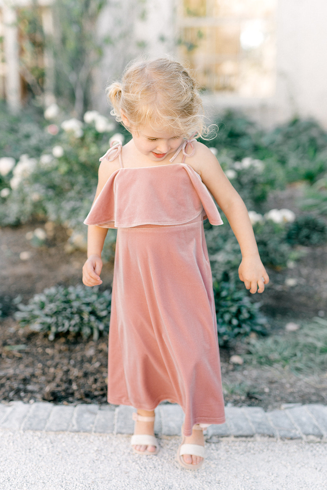 Kids Riley Convertible Velvet Dress | Made To Order Silver Sage