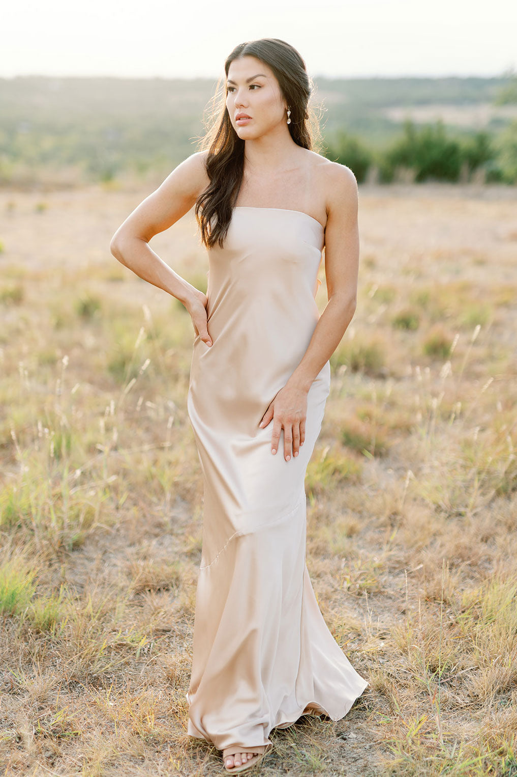 Leo Satin Dress | Made To Order Mauve Pink Leo Satin Dress | Made To Order Mauve Pink