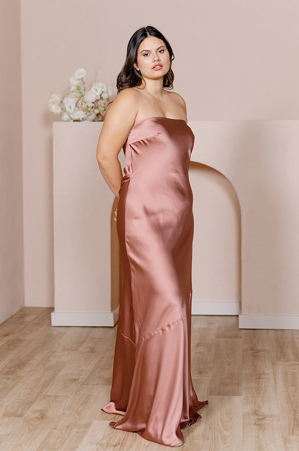 Women's Woven Slip Dress - Wild Fable Copper Check Size XL