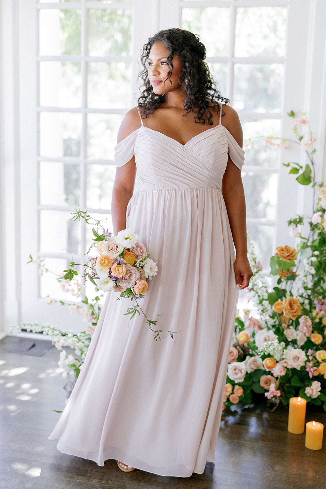 Lily Chiffon Dress | Made to Order Dusty Blue Lily Chiffon Dress | Made to Order Dusty Blue