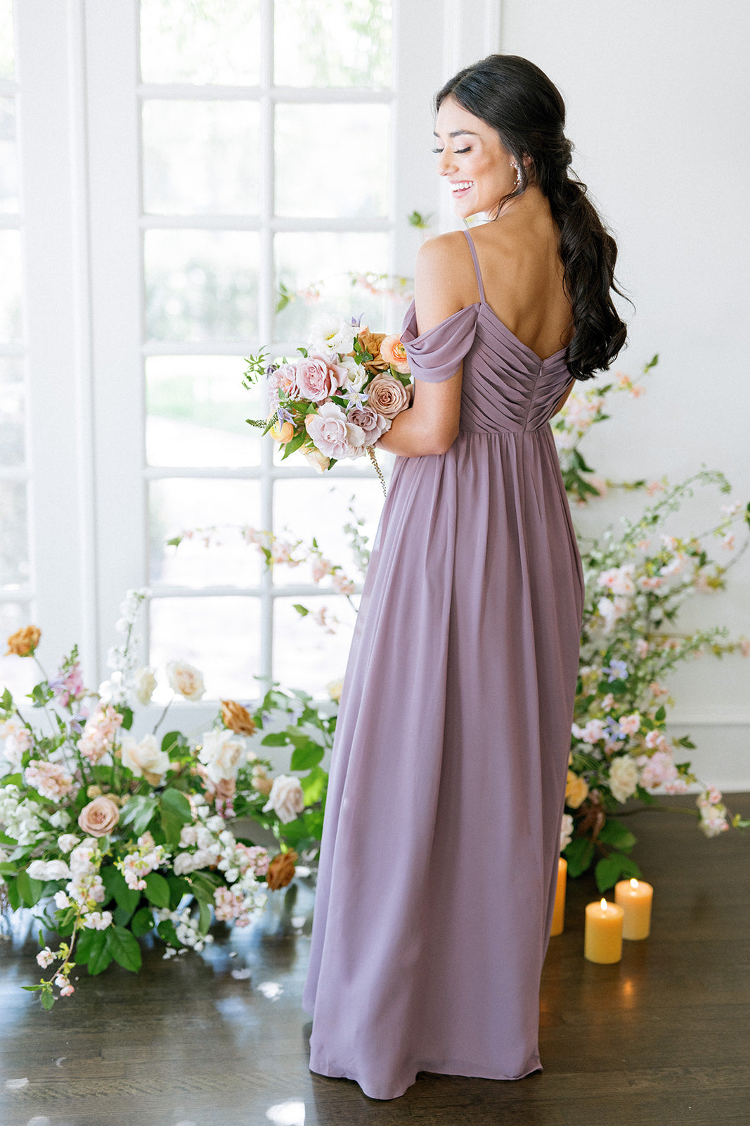 Lily Chiffon Dress | Made to Order Dusty Blue Lily Chiffon Dress | Made to Order Dusty Blue