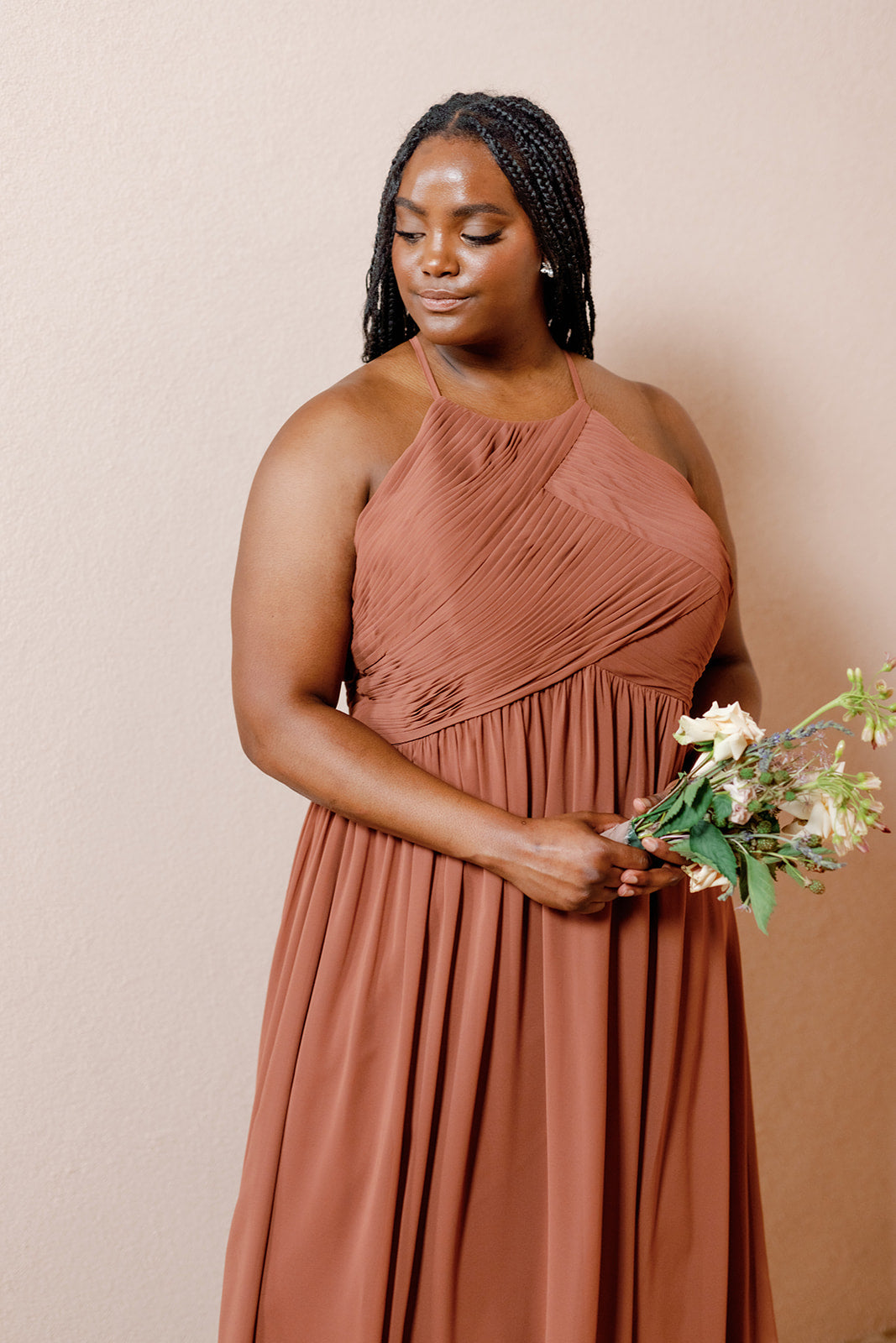 Mackenzie Chiffon Dress | Made To Order Romantic Blue Mackenzie Chiffon Dress | Made To Order Romantic Blue