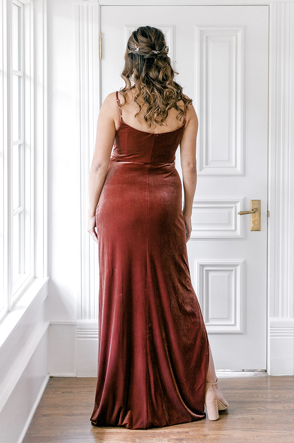 Maternity Skye Velvet Dress Maternity Skye Velvet Dress