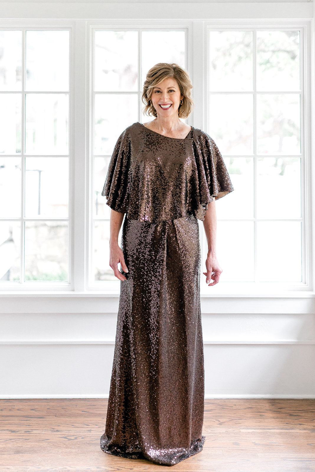 Sequin Convertible Shawl | Made To Order Silver Sequin Convertible Shawl | Made To Order Silver