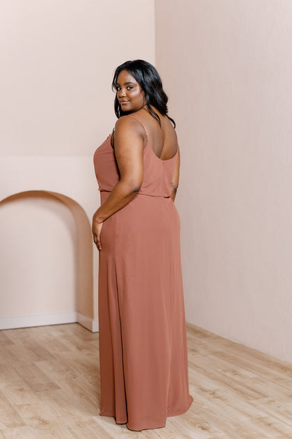 Model: Laken; Size: 24; Color: Cinnamon Rose