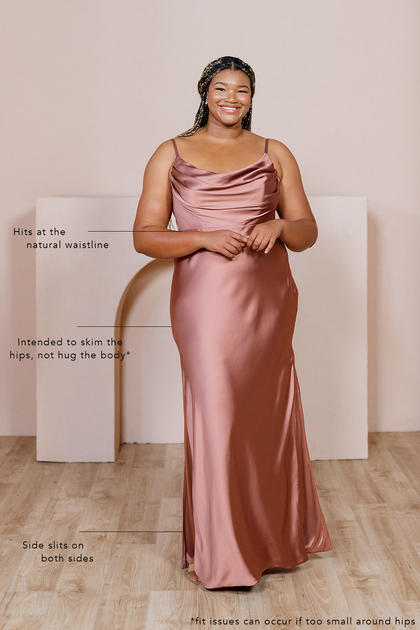 Model: Ashtyn; Size: 20 Tall; Color: Desert Rose