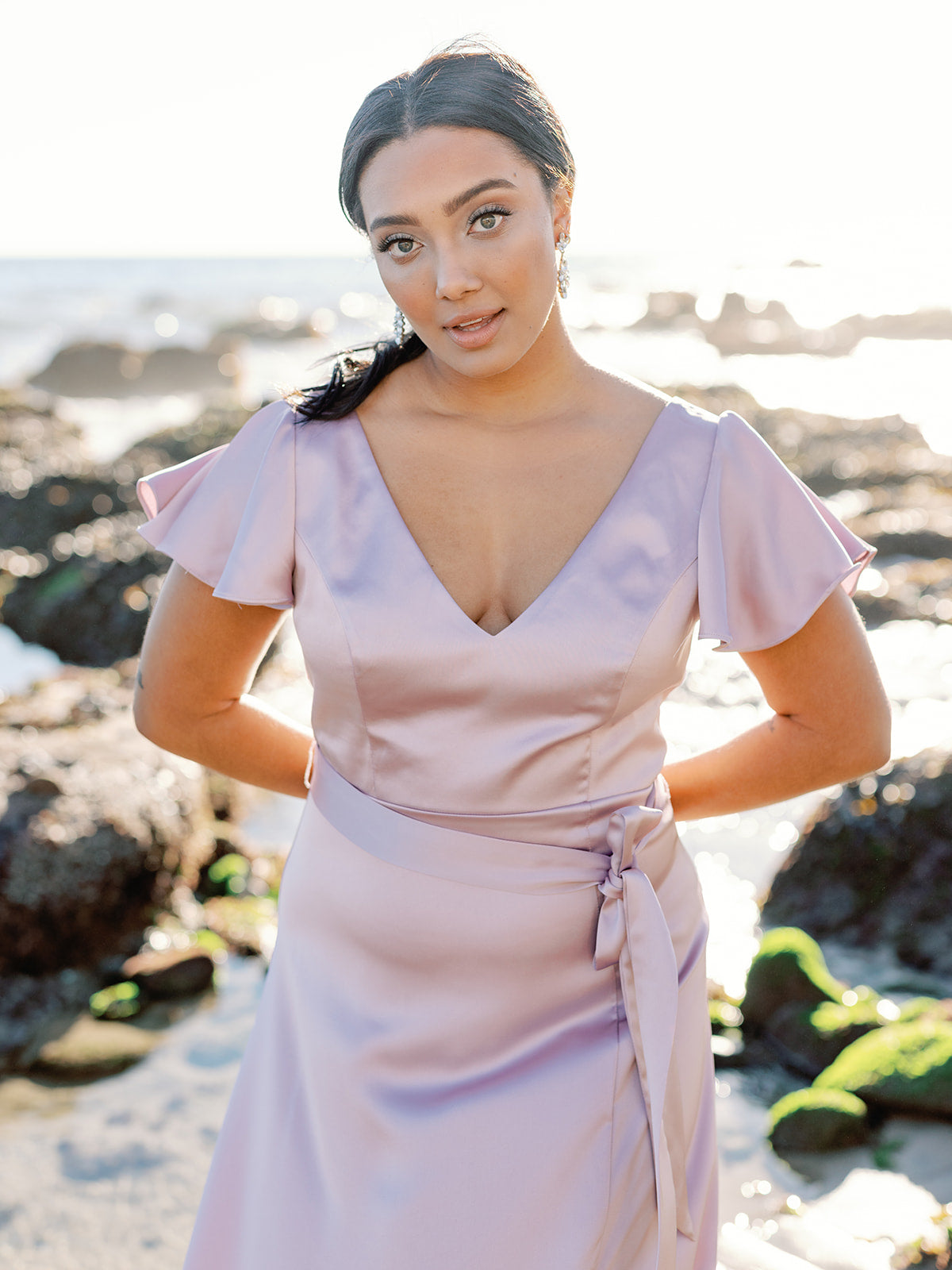 thalia pink dress ELLIATT Thalia Gown in Fuchsia