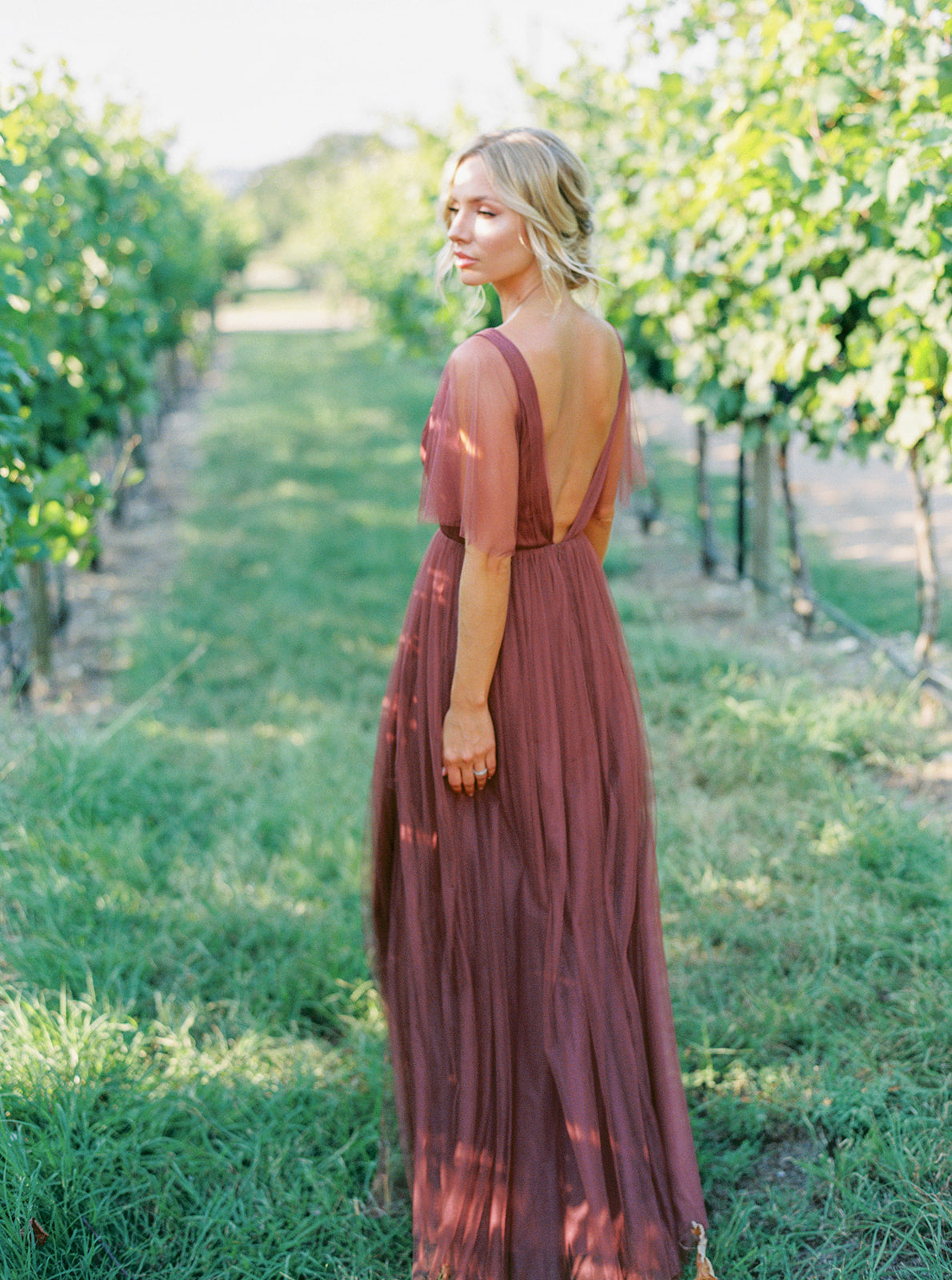 Thea Tulle Dress | Made To Order Mahogany Thea Tulle Dress | Made To Order Mahogany