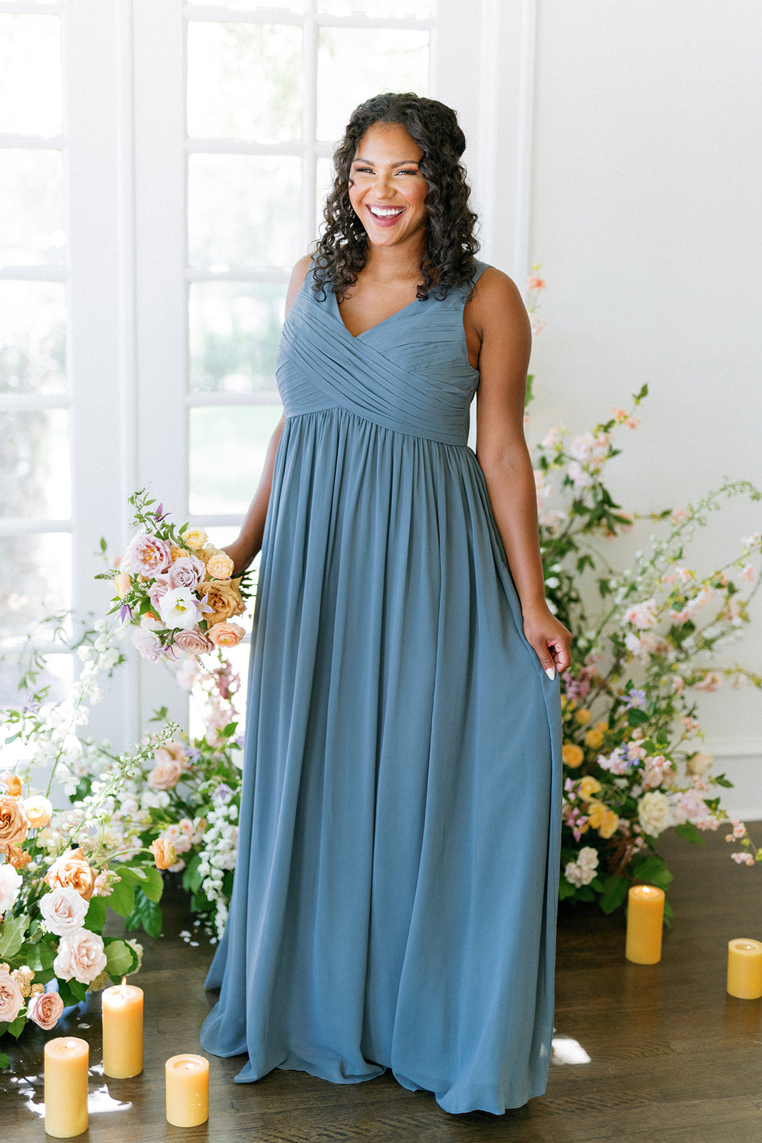 Zoe Chiffon Dress | Made To Order Espresso Zoe Chiffon Dress | Made To Order Espresso